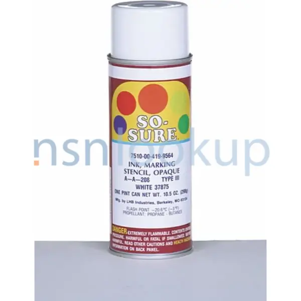 7510-00-419-9564 INK,MARKING STENCIL 7510004199564 004199564 1/1 7510-00-419-9564 INK,MARKING STENCIL 7510004199564 004199564 1/1